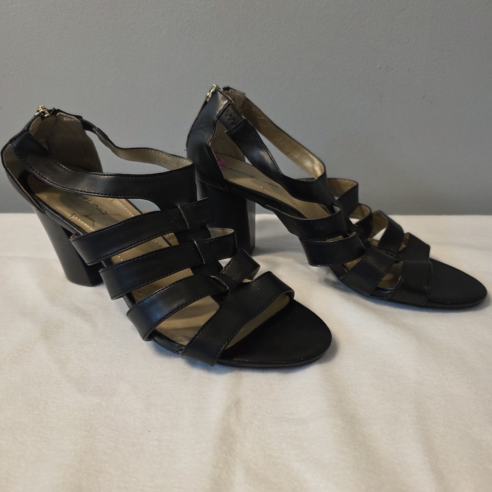 Bandolino Chunky Heeled Sandals Size 8.5